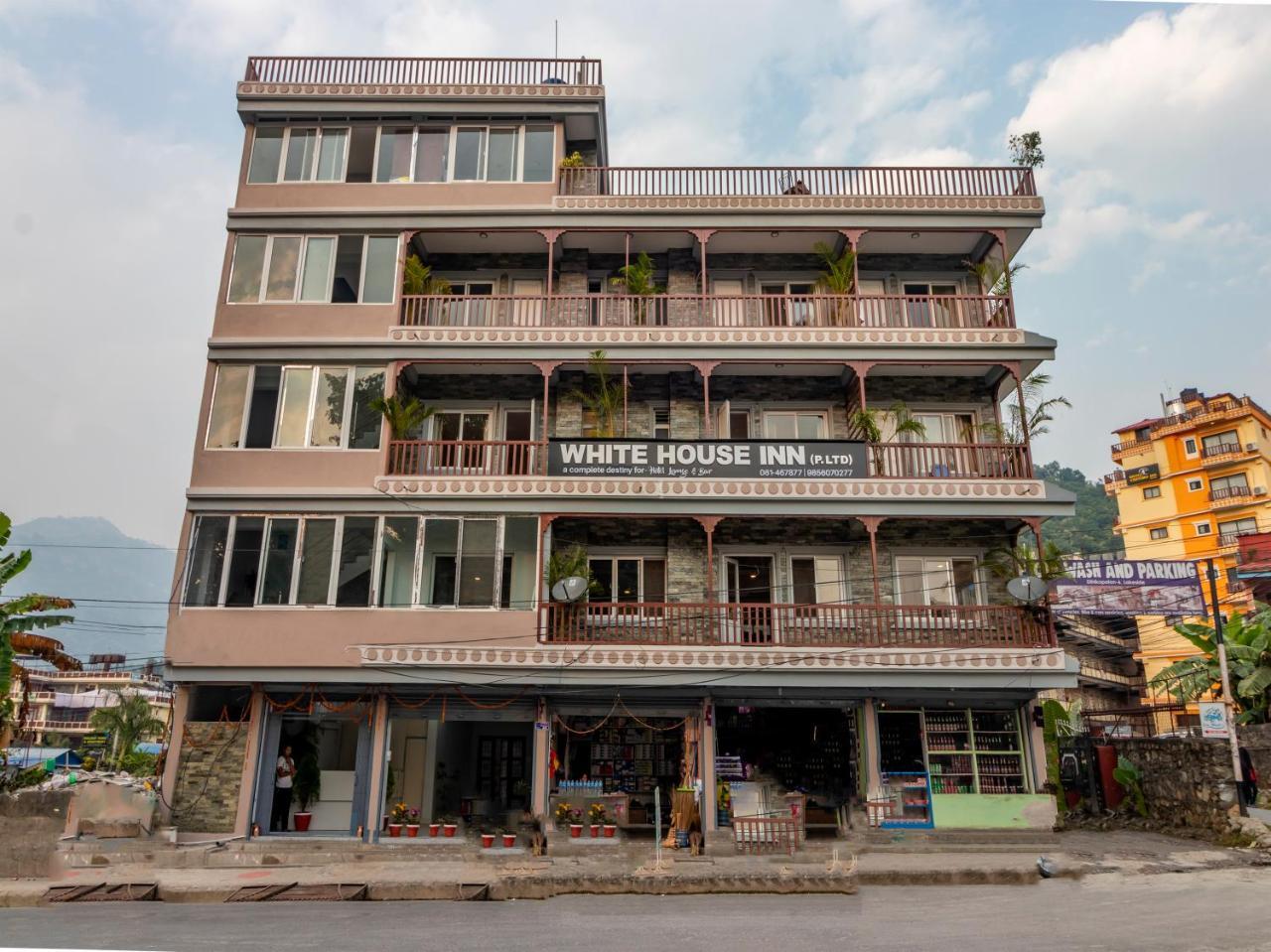 Oyo 254 White House In Otel Pokhara Dış mekan fotoğraf